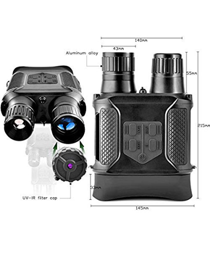 Creative XP Digital Night Vision Binoculars 7x zoom, 400m Viewing Range and Super Large 4’’ Colour display Screen