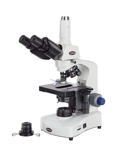 Amscope T340 Live Blood and speciman analysis 40X-1000X Siedentopf Trinocular LED Compound Microscope With OIL Darkfield condenser