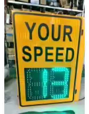 Motion Activated 2 digit Vehicle Speed Sign with remote, 12V power  