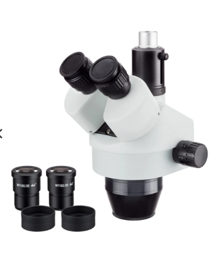 AmScope 7X-45X Magnification Trinocular Zoom Stereo Microscope Head only SM745T 