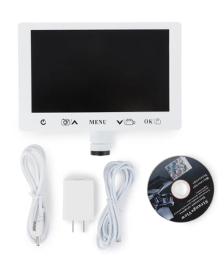 AmScope HD Series 6.8" Screen with Built-In Camera for Microscope