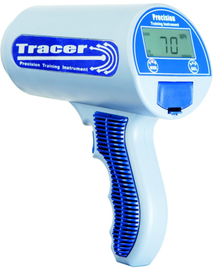 Sports Radar Tracer Radar Gun with continuos hands free mode and tripod.