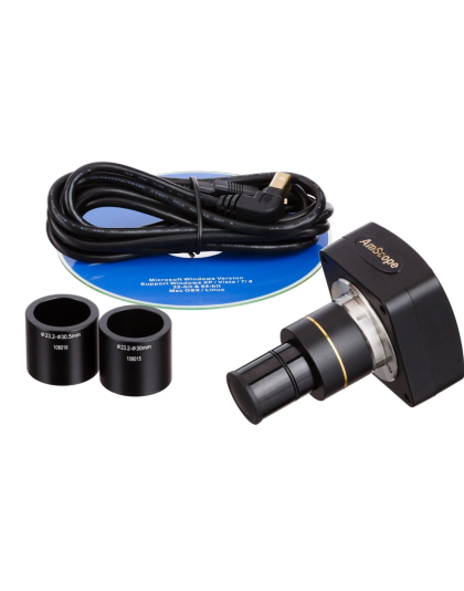 AmScope MU Series 10.0MP USB 2.0 Color CMOS C-Mount Microscope Camera with Reduction Lens