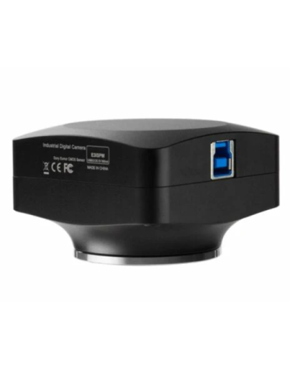 AmScope MU Series 20.0MP USB 3.0 High-speed Back-illuminated Color CMOS C-Mount Microscope Camera with Calibration Slide