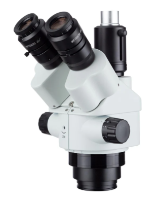 Amscope Simul-focul Trinocular head 7x-45x Mounting Size: 3" (76mm) 