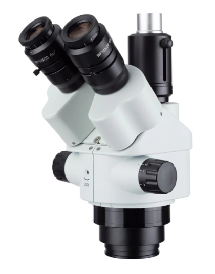 Amscope Simul-focul Trinocular head 7x-45x Mounting Size: 3" (76mm) 