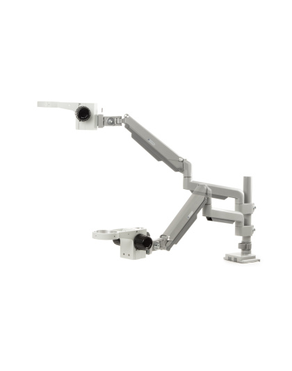 Euromex stand for digital and other type head, NZ.9047 Articulated stand with adjustable tilt, swivel and rotating functions