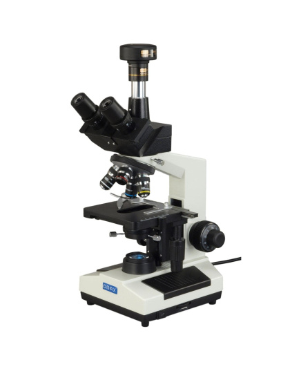 OMAX 40X-2500X Phase Contrast Trinocular Lab Compound LED Microscope+10MP Camera