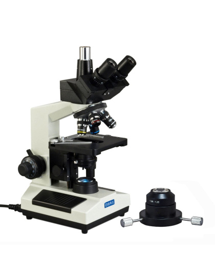 OMAX 40X-2500X Advanced Darkfield LED Trinocular Biological Compound Microscope