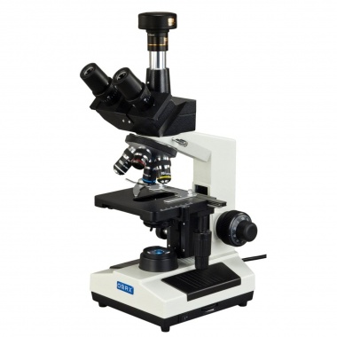 OMAX 40-2500X Trinocular LED Compound Microscope+9MP Camera Windows/Mac OS/Linux