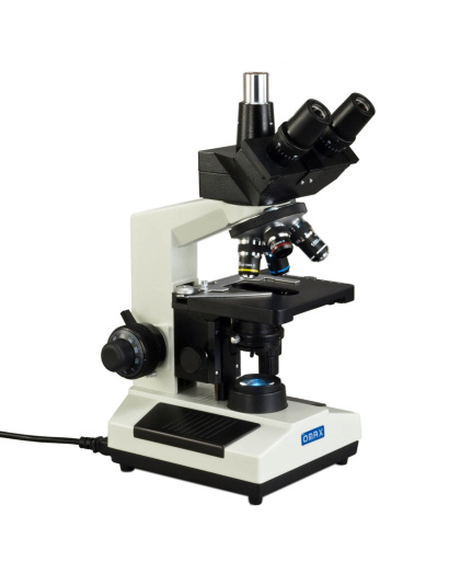 OMAX M837L Series Trinocular Lab Compound Microscope 40X-2500X Magnification with LED Illumination