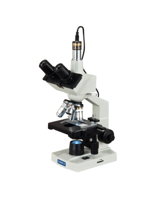 OMAX 40X-2500X LED Digital Lab Trinocular Compound Microscope with 1.3MP Camera