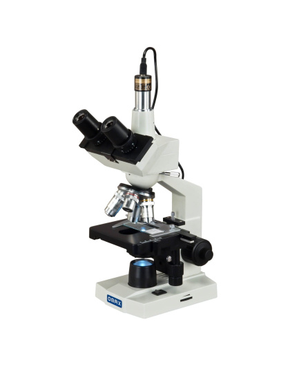OMAX 40X-2500X LED Digital Lab Trinocular Compound Microscope with 1.3MP Camera
