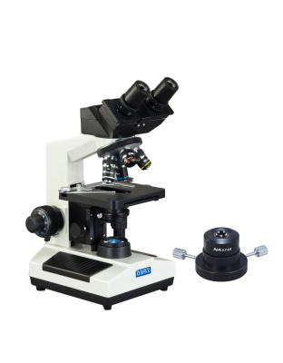 OMAX 40X-2500X Built-in 3MP Digital Camera Dry Darkfield Compound LED Microscope