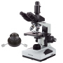 AmScope T490 Series Simul-Focal Trinocular Darkfield Compound Microscope 40X-2000X with Oil Condenser and 3D Mechanical Stage