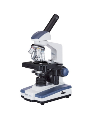 AmScope M620 Series Monocular LED Compound Microscope 40X-2500X Magnification