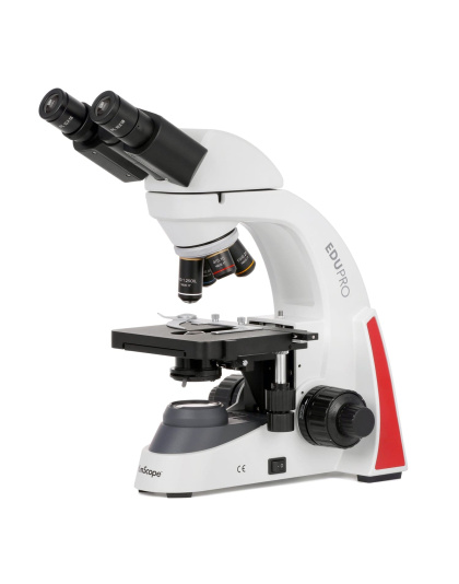 AmScope EduPro EDU550 Series Binocular Compound Microscope with 2-layer mechanical stage and 3W LED illumination