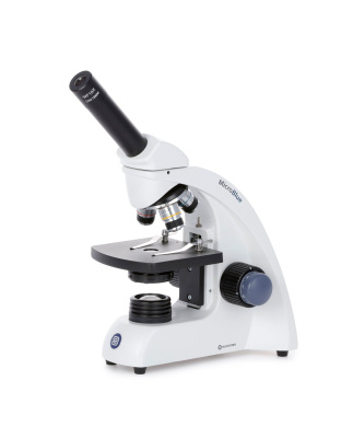 Euromex MicroBlue Series Portable Student Monocular Compound Microscope 40X-400X Magnification