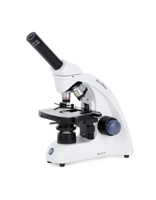 Euromex MicroBlue Series Portable Student Monocular Compound Microscope 40X-1000X Magnification with Mechanical Stage