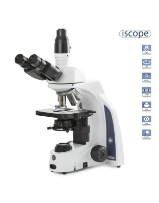 Euromex iScope Series Trinocular Compound Microscope with E-plan Objectives