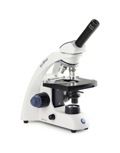 Euromex BioBlue Series Portable Monocular Compound Microscope with Mechanical X-Y Stage