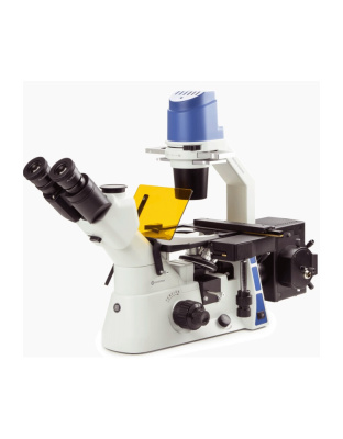 Euromex Inverted Microscope OX.2453-PLPHF, Trinocular, INFINITY, Plan, 100x-400x, 10x/22, DL, LED, 5W