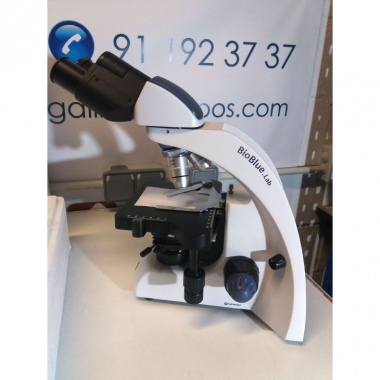 BB.1152-PL - BioBlue.Lab binocular microscope with plan PL 4/10/S40/$100x oil objectives, mechanical