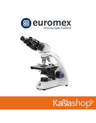 BB.4260 - BioBlue binocular microscope SMP 4/10/S40/S100x objectives with mechanical stage and 1