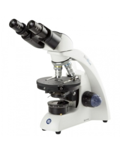 BB.4261-P-DLED - BioBlue binocular polarization microscope with SMP 4/10/S40 objectives. 1 W Dual color