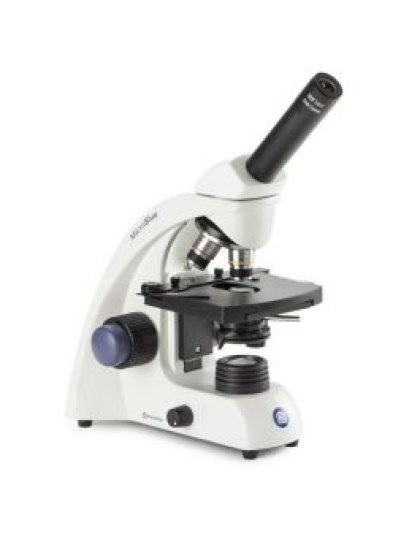 BL.1151 - BlueScope monocular microscope with semi-plan 4/10/S40/S100x objectives, reversed 4-