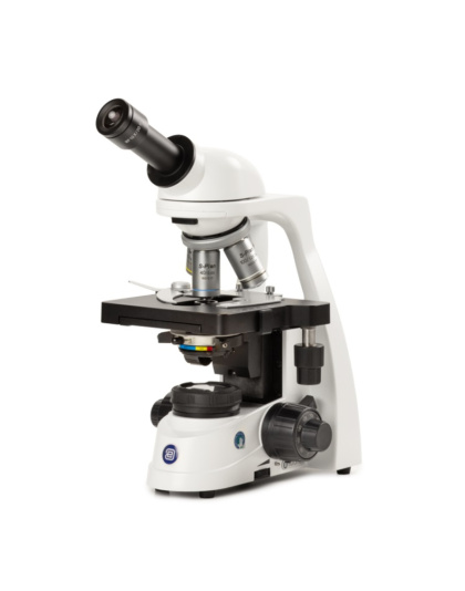 BL.1651 - BlueScope monocular microscope with semi-plan 4/10/S40/S60x objectives, reversed 4-
