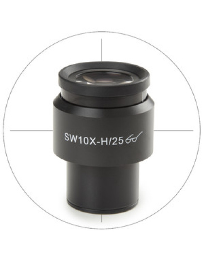 DX.6010-C - Super wide field SWF 10x/25 mm eyepiece with cross hair for @ 30 mm tube for Delphi-Xx