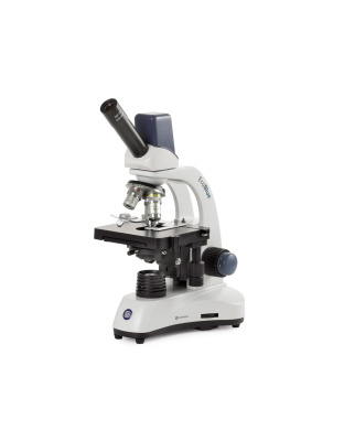 EC.1055 - EcoBlue monocular microscope with achromatic 4/10/S40x objective and 5 MP digital