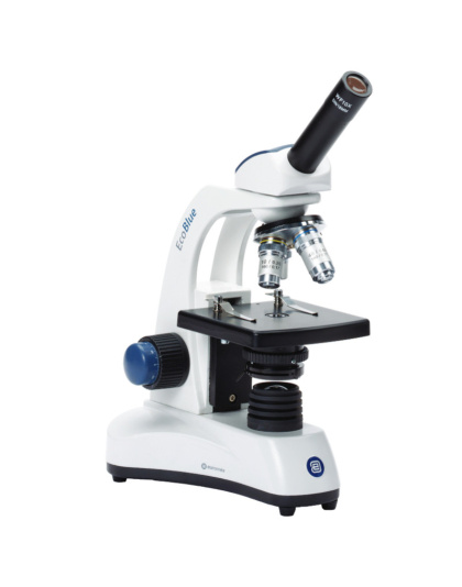 EC.1151 - EcoBlue monocular microscope with achromatic 4/10/S40/S100x oil objectives and X-Y