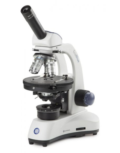 EC.1601-P-DLED - EcoBlue monocular microscope for polarization with achromatic semi-plan 4/10/S40/S60x