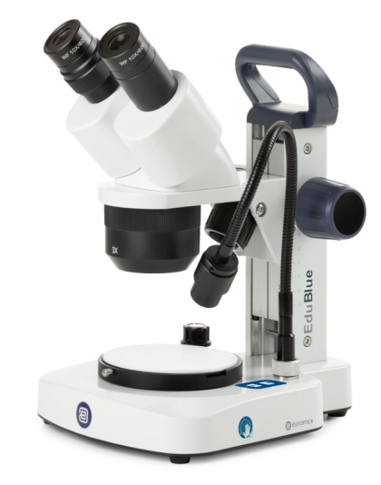 ED.1302-EVO - Binocular stereo microscope EduBlue, 1x/3x revolving objective, 10x/30x magnification