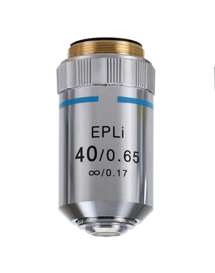 IS.8840 - E-plan EPLi $40x/0.65 IOS objective for iScope. Working distance 0.43 mm