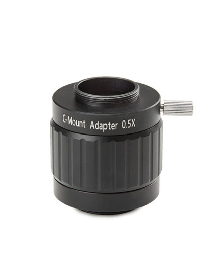 NZ.9850 - C-mount adapter with 0.5x lens for 1/2 inch cameras