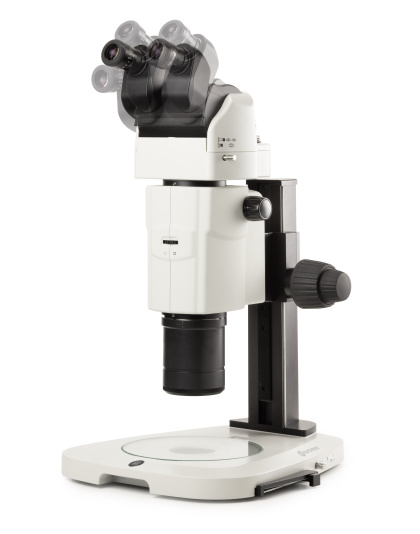 UZ.1808 - UltraZoom 1:18 CMO stereomicroscope, 0 to 30° Erge tilting binocular head with EWF
